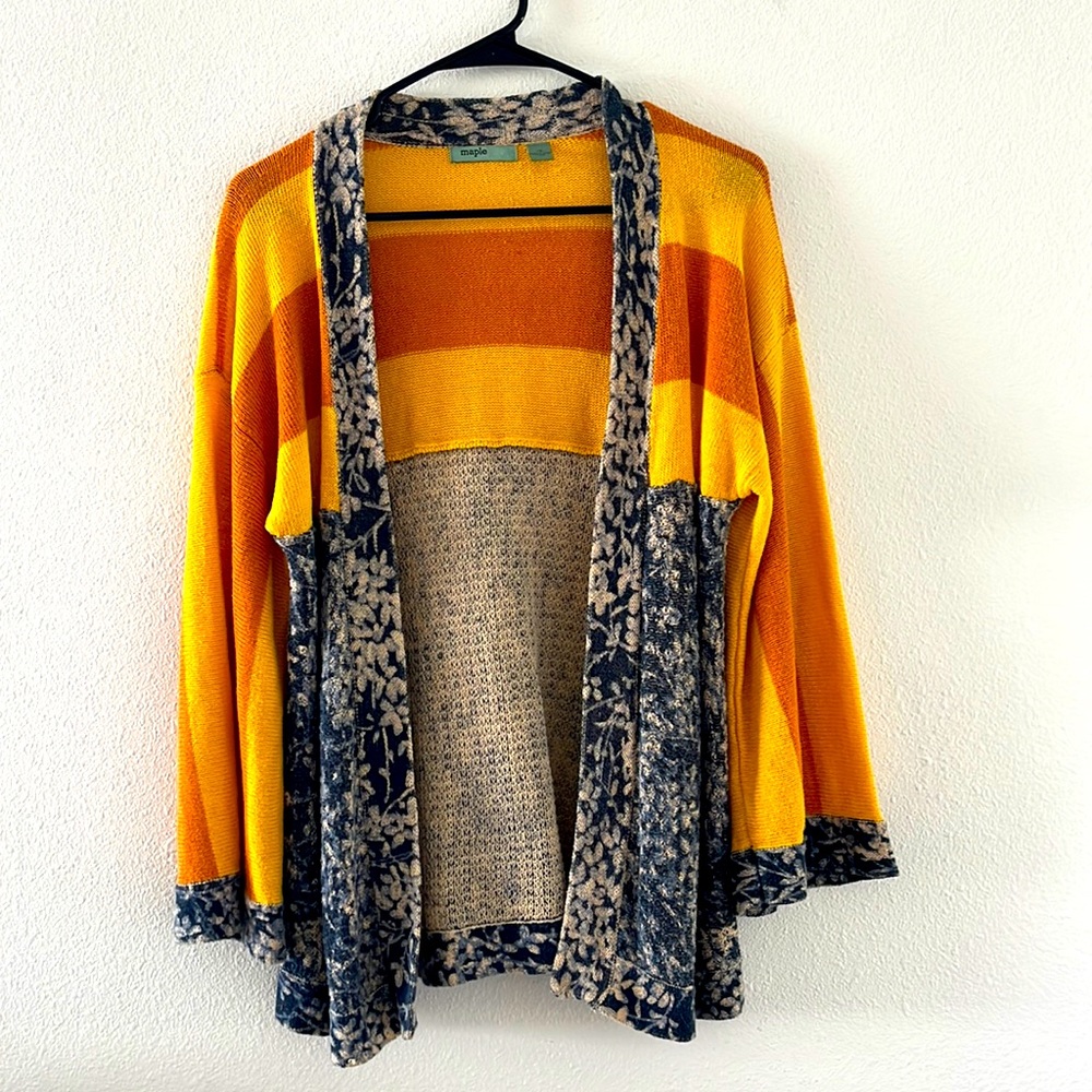 Anthropologie,Earth tone oversized sweater XS